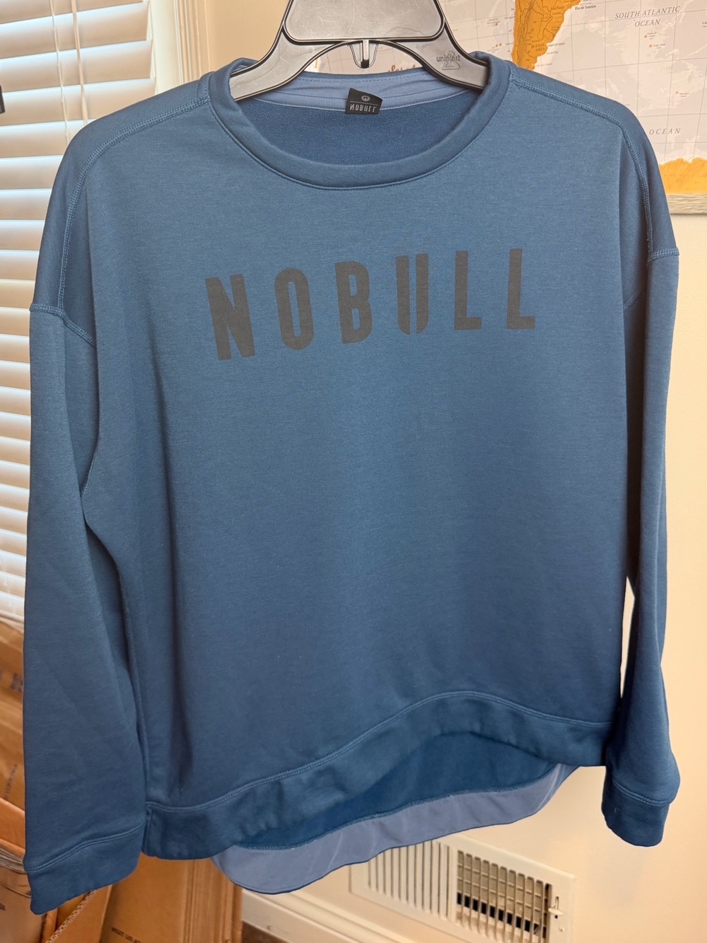 NOBULL Women’s Crew Sweatshirt Performance Blue Size M